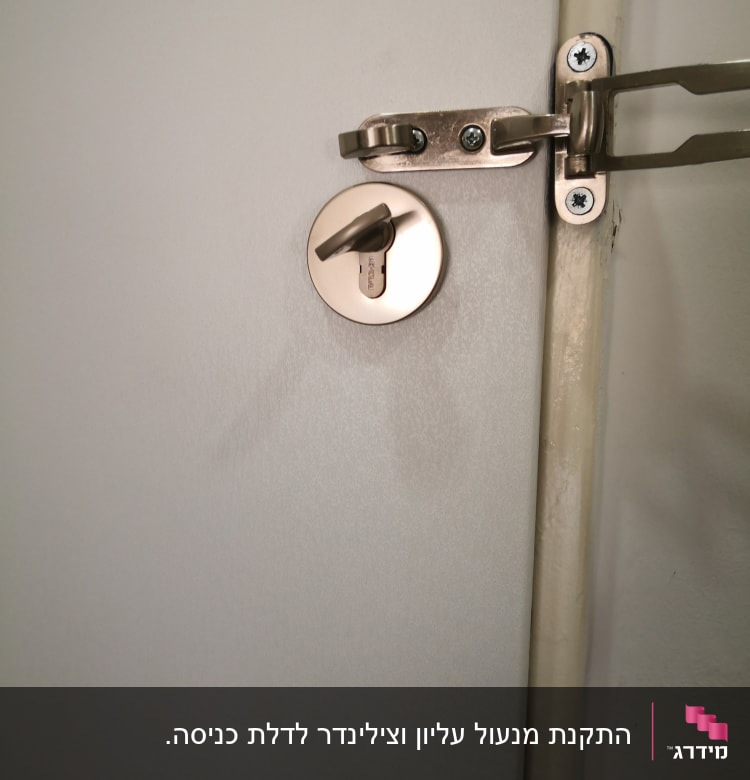 מנעול דלת ובריח ביטחון מתכתיים